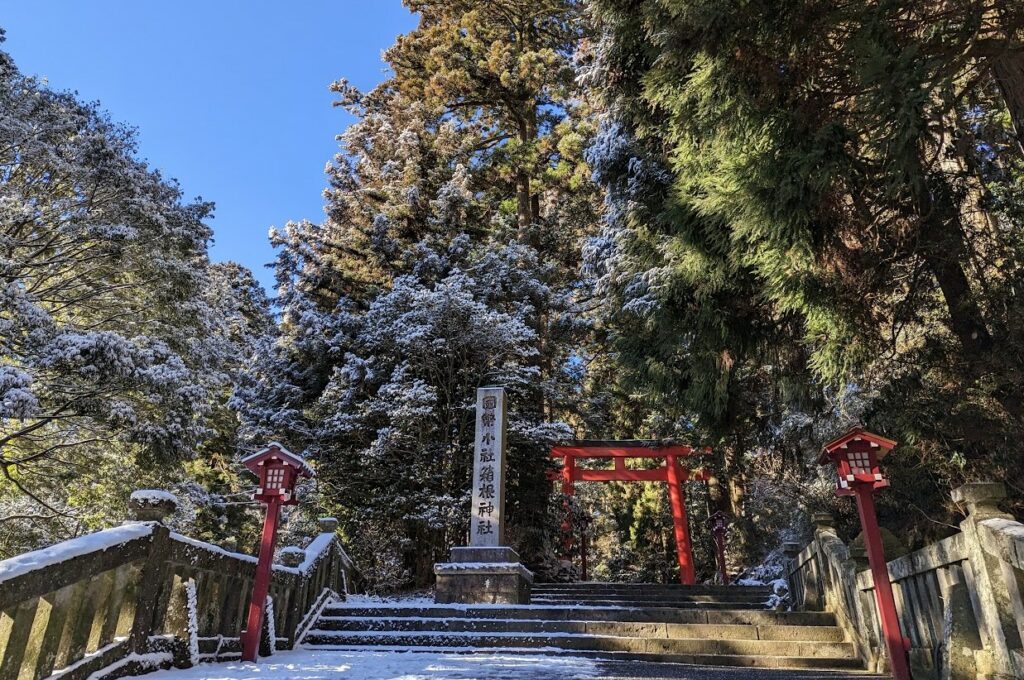 Route to Hakone Shrine