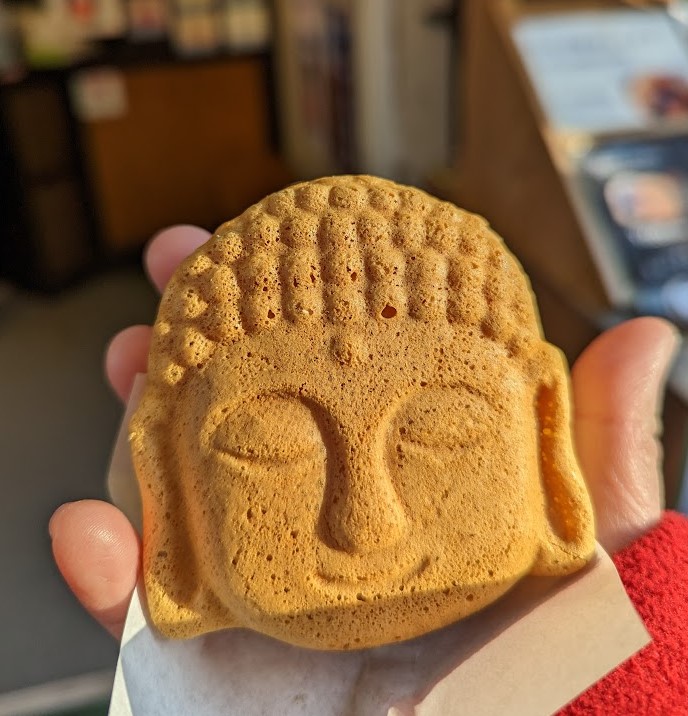 Good Luck Buddha Cake snack