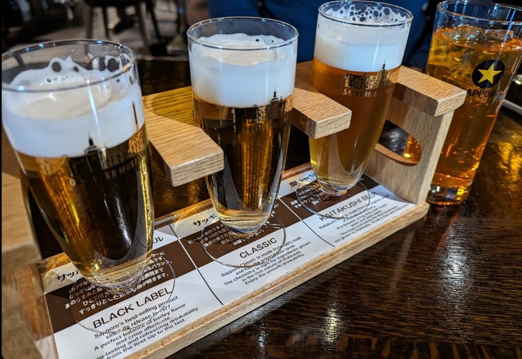 flight of beer 