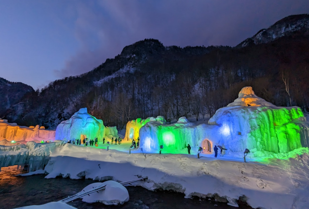 Lights at Ice Fall Festival